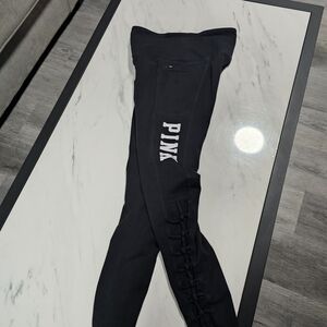 PINK Victoria's Secret Black Yoga Leggings